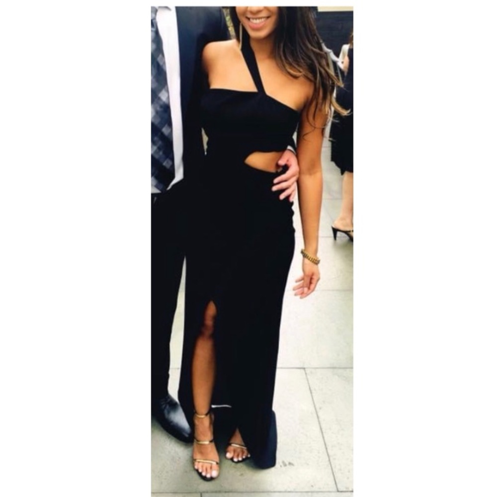 BCBG MAXAZRIA Acadia Cutout Dress Gown